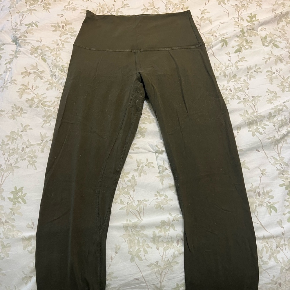 Lululemon Athletica Dark Olive Leggings